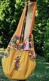 Boho Huipil Embroidered Handbag