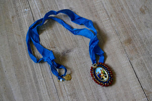 Caribbean Ribbon Silk Necklace